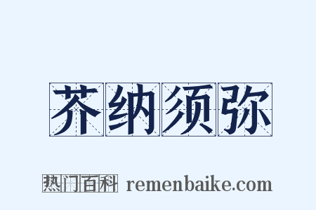 芥纳须弥是什么意思的图片
